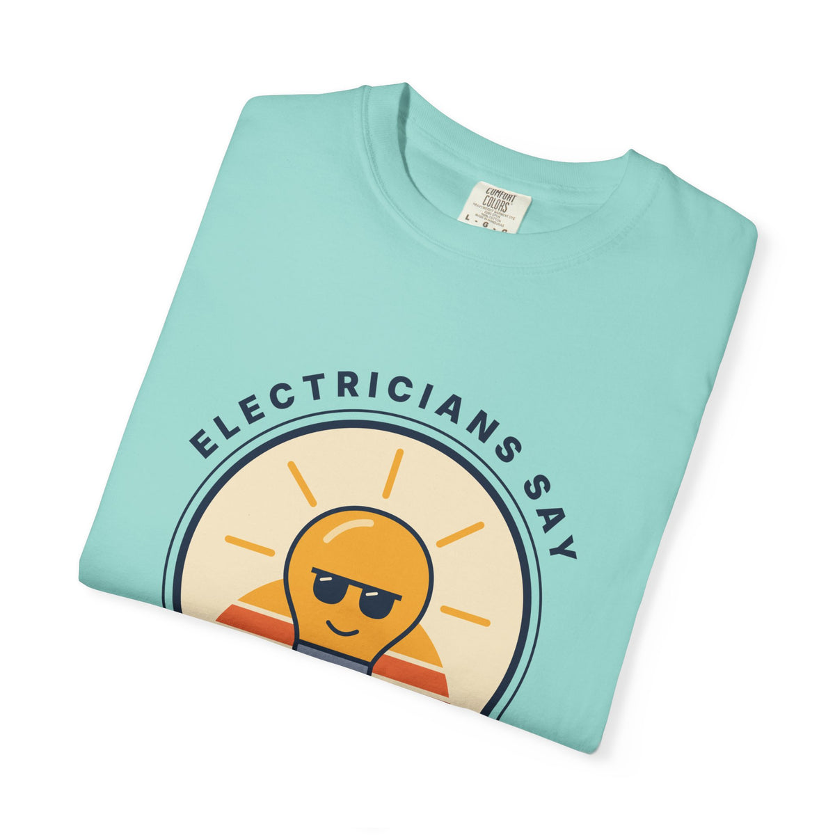 Electrician 'Watt's Up?' T-Shirt — Funny Retro Sunlight Bulb Tee