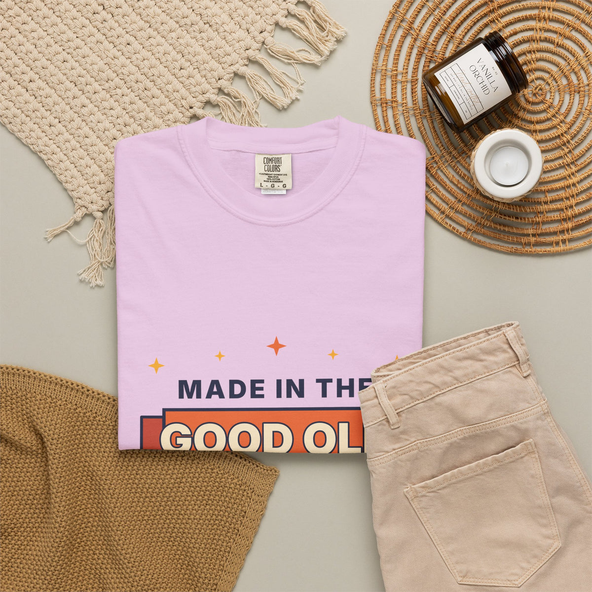 Made in the Good Old Days Vintage Tee — Retro Nostalgia Graphic T-Shirt