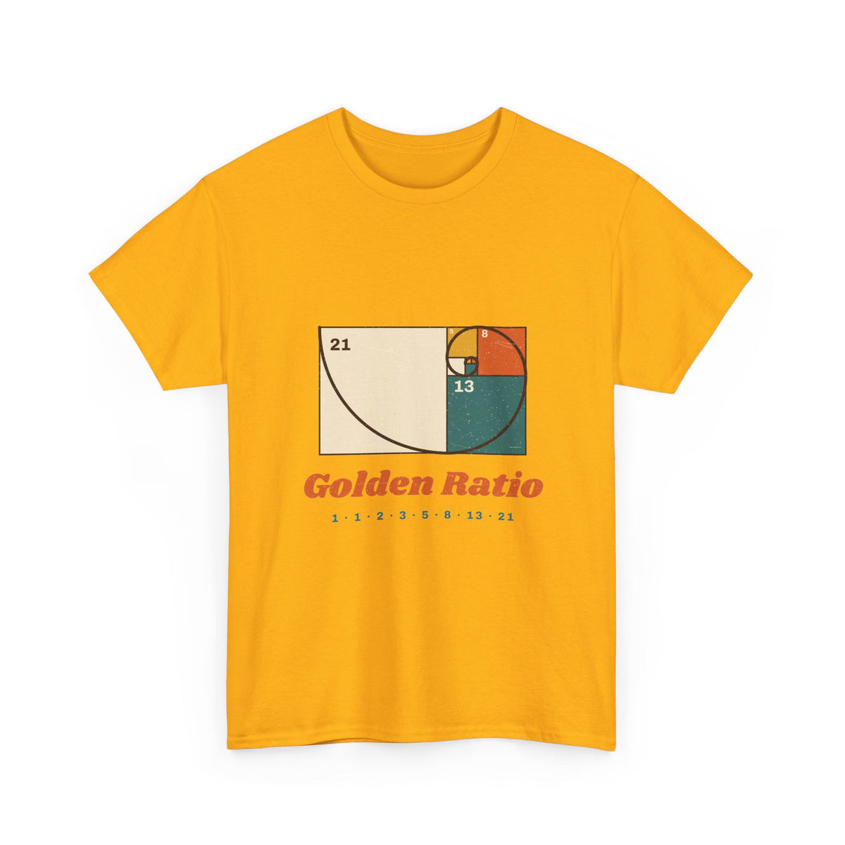 Golden Ratio T-Shirt — Fibonacci Spiral Math Graphic Tee