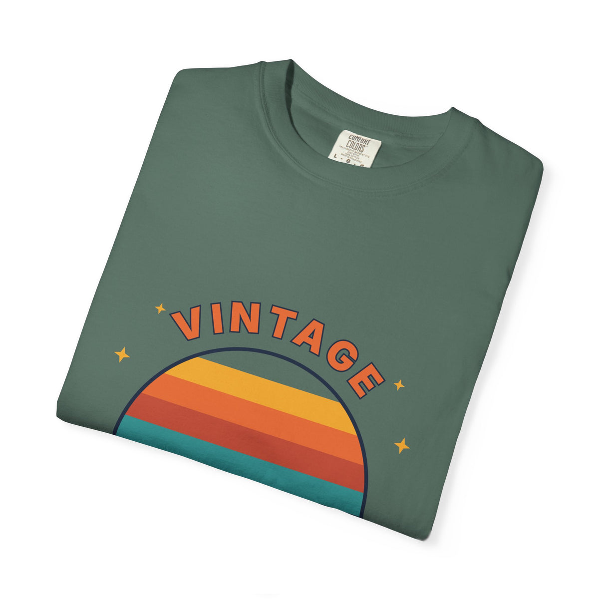 Vintage Vibes T-Shirt — Retro Sunset Graphic Tee