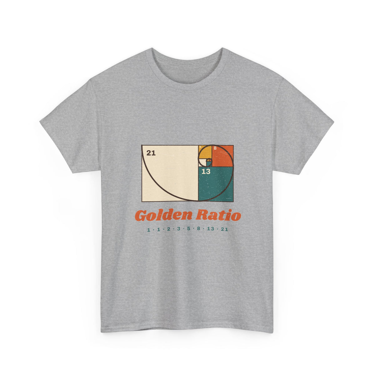 Golden Ratio T-Shirt — Fibonacci Spiral Math Graphic Tee