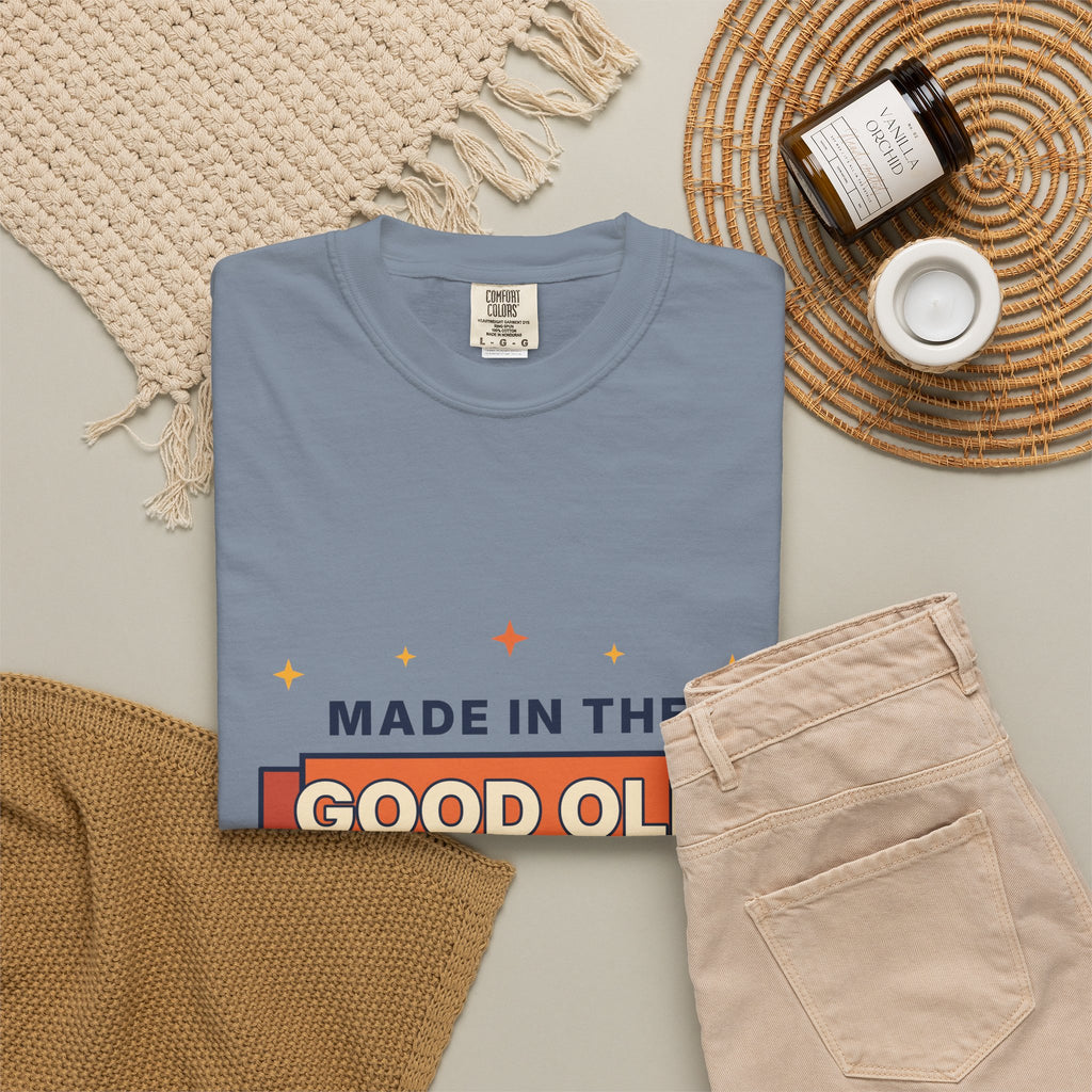 Made in the Good Old Days Vintage Tee — Retro Nostalgia Graphic T-Shirt