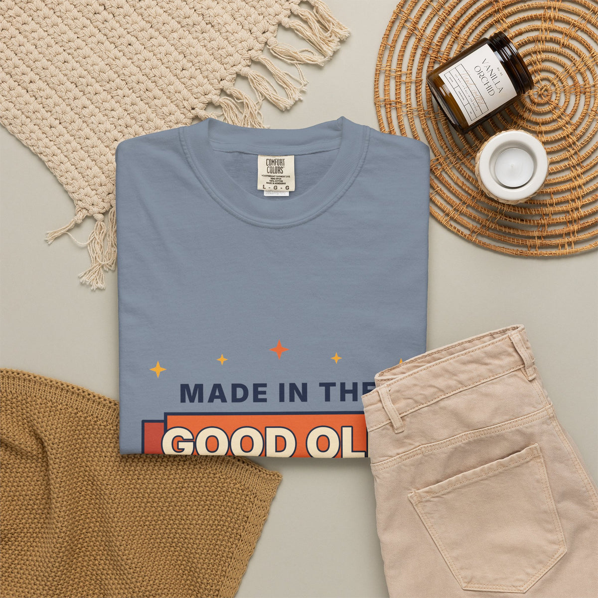 Made in the Good Old Days Vintage Tee — Retro Nostalgia Graphic T-Shirt