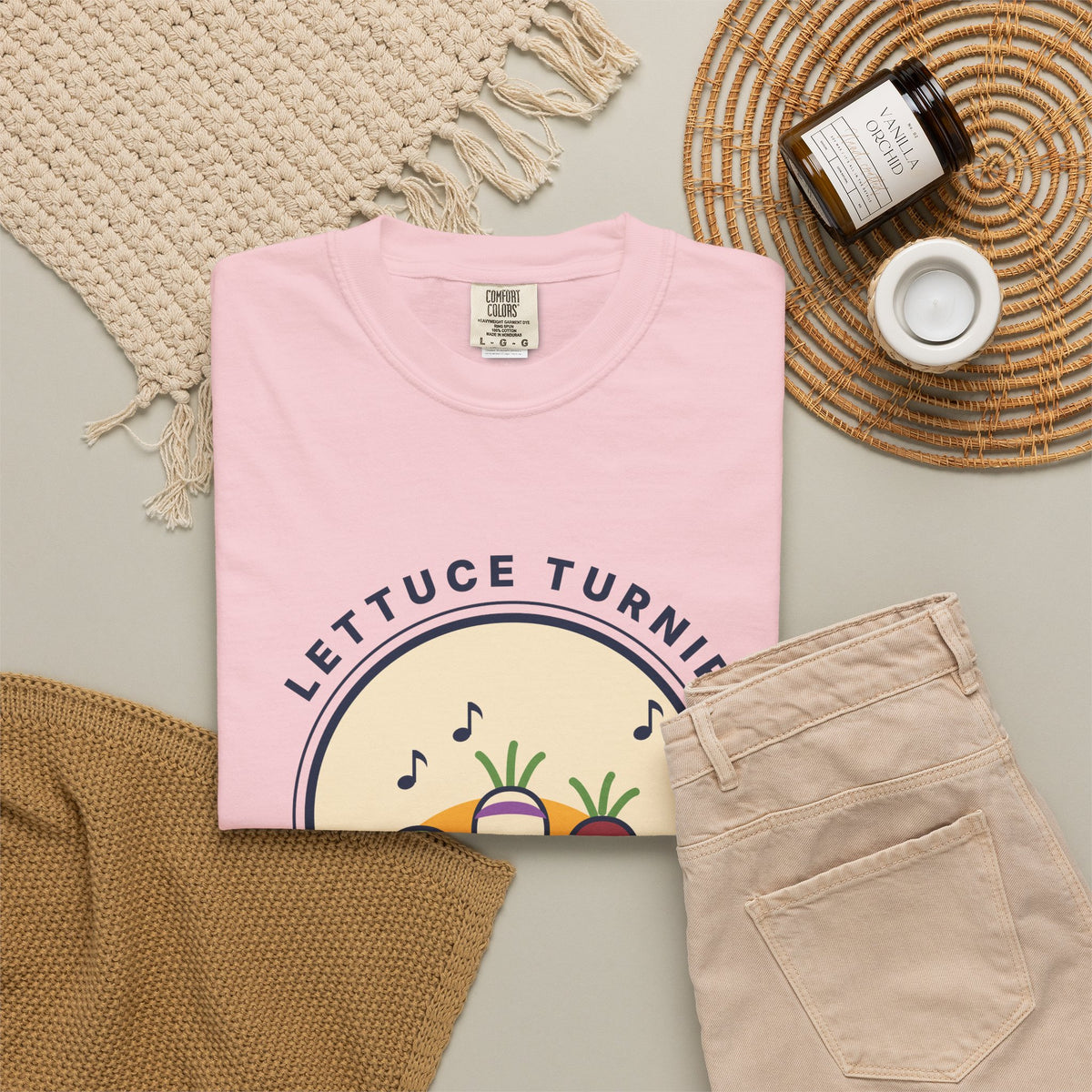 The Beet T-Shirt — Cute Veggie Band Graphic Tee (Lettuce Turnip)