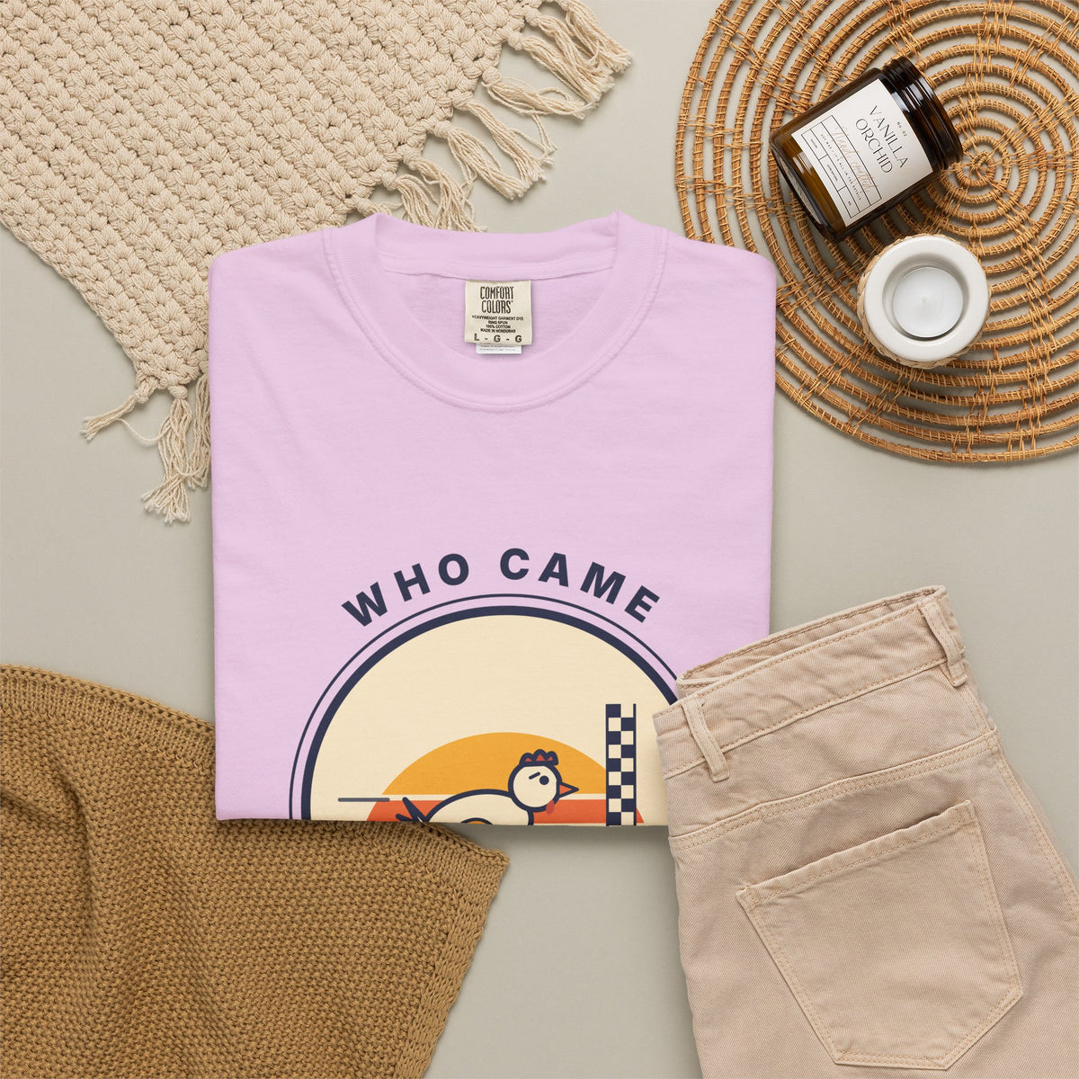 Who Came First? Funny Retro Racing T-Shirt