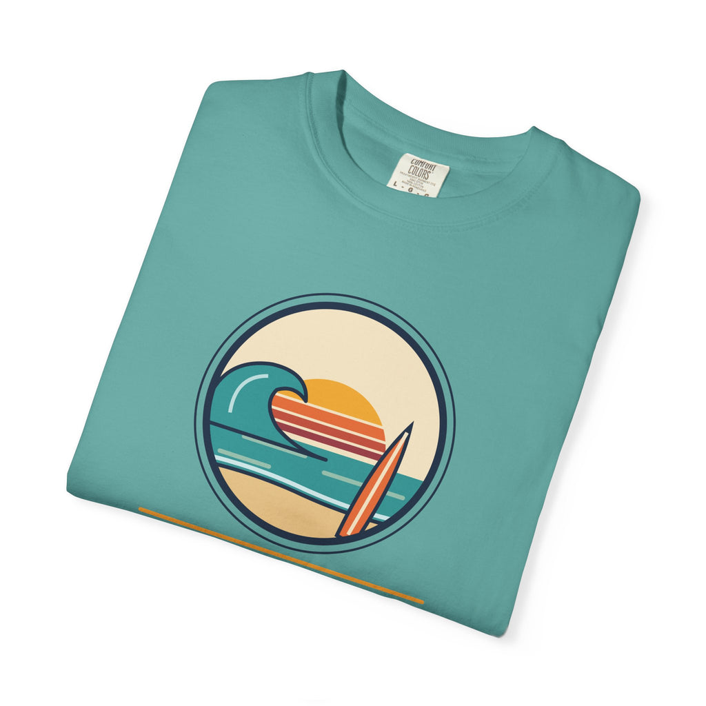 Ride the Waves T-Shirt — 'Ride the Waves, Life Sends You' Surf Graphic Tee