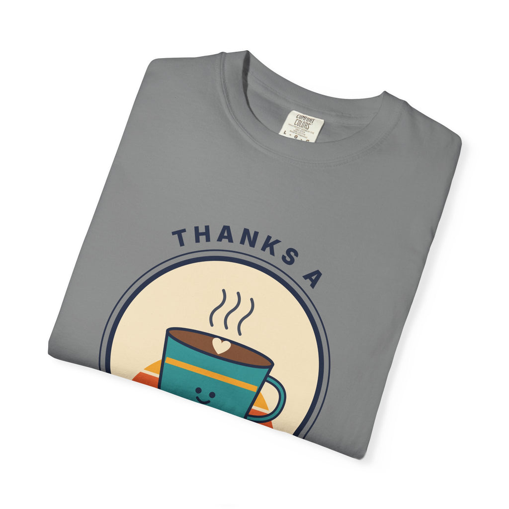Thanks a Latte Coffee Lover Graphic T-Shirt