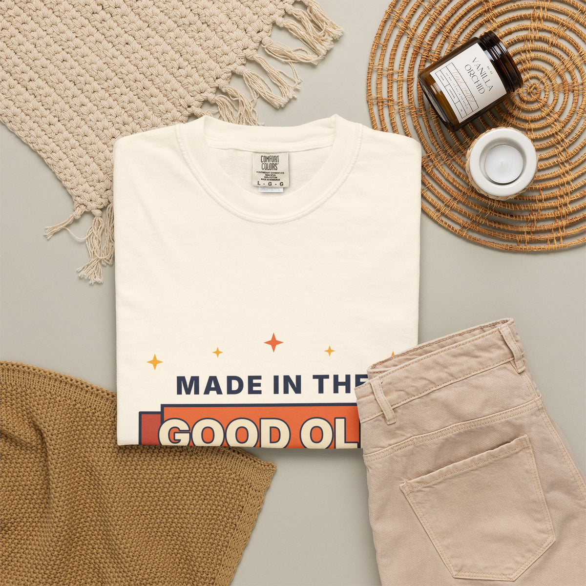 Made in the Good Old Days Vintage Tee — Retro Nostalgia Graphic T-Shirt