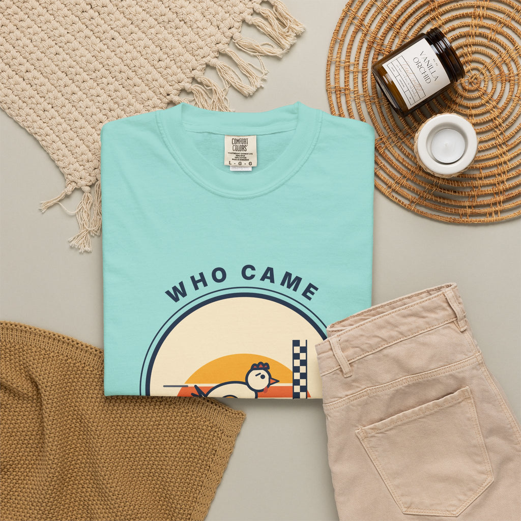 Who Came First? Funny Retro Racing T-Shirt