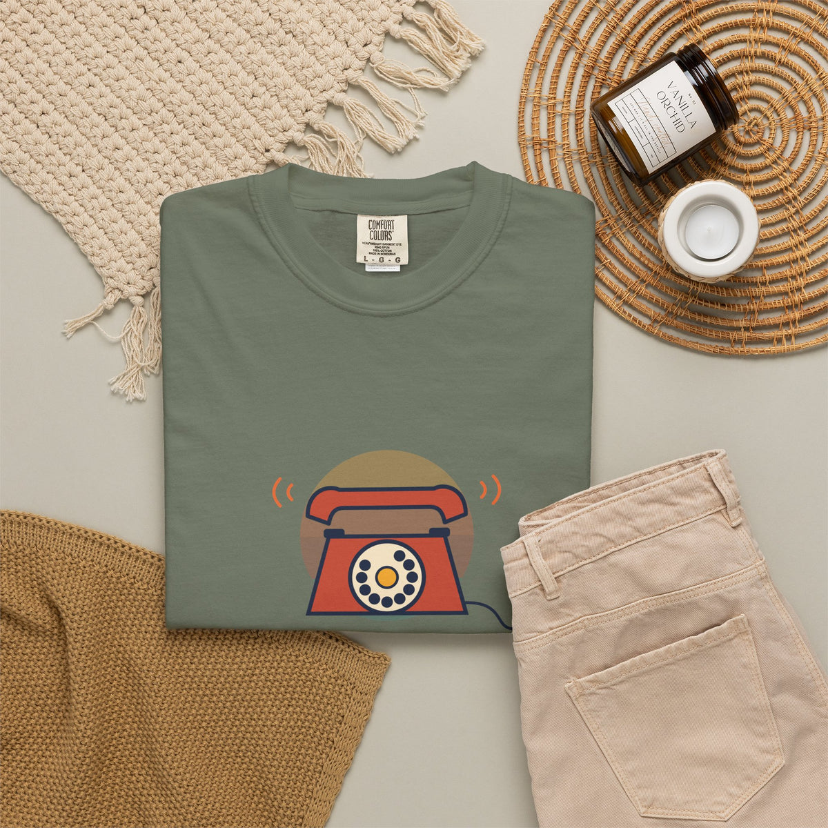 Call Me Old Fashioned T-Shirt — Retro Phone Vintage Humor Tee