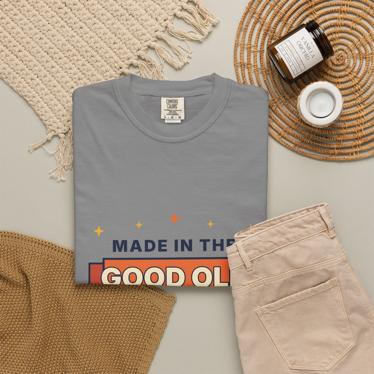 Made in the Good Old Days Vintage Tee — Retro Nostalgia Graphic T-Shirt