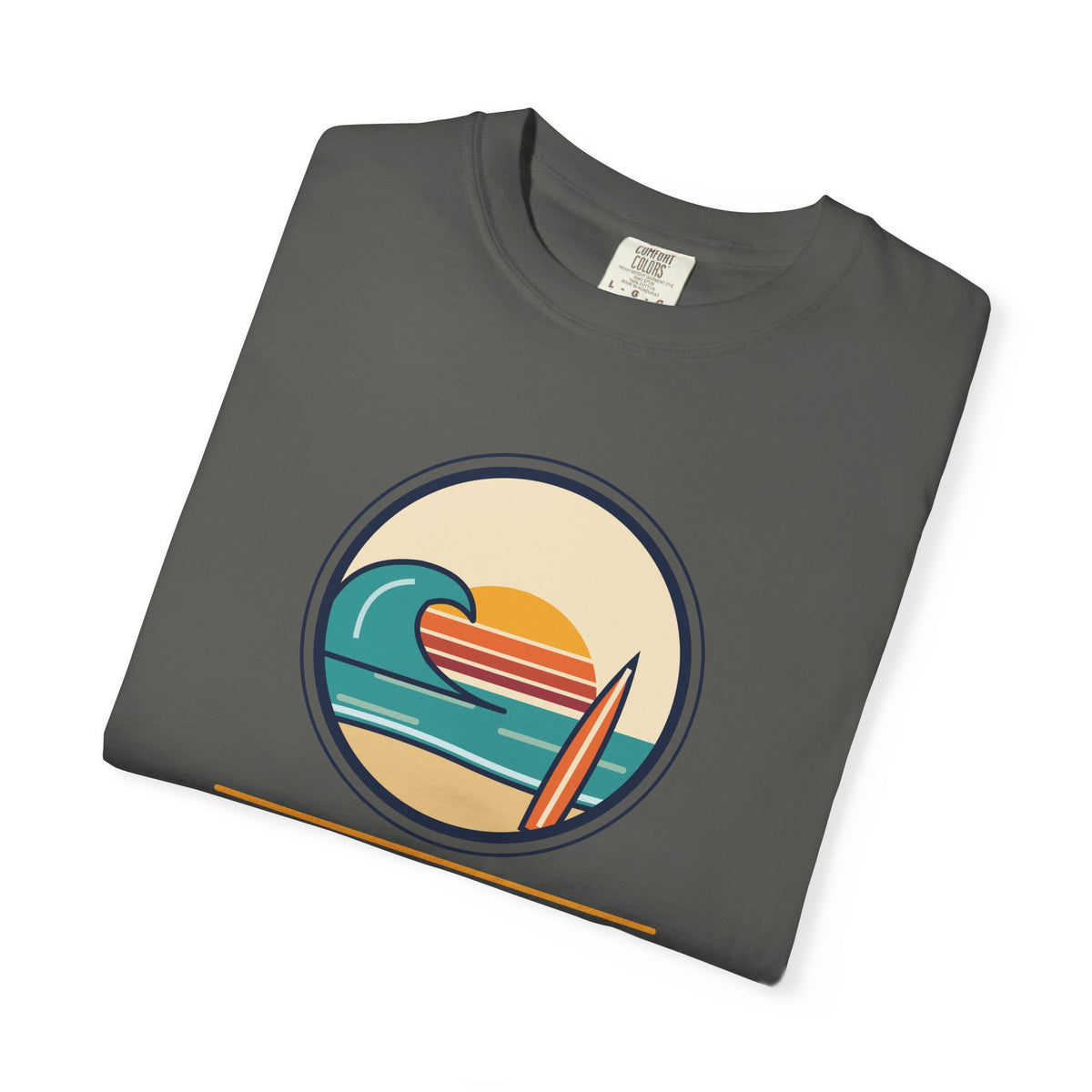Ride the Waves T-Shirt — 'Ride the Waves, Life Sends You' Surf Graphic Tee