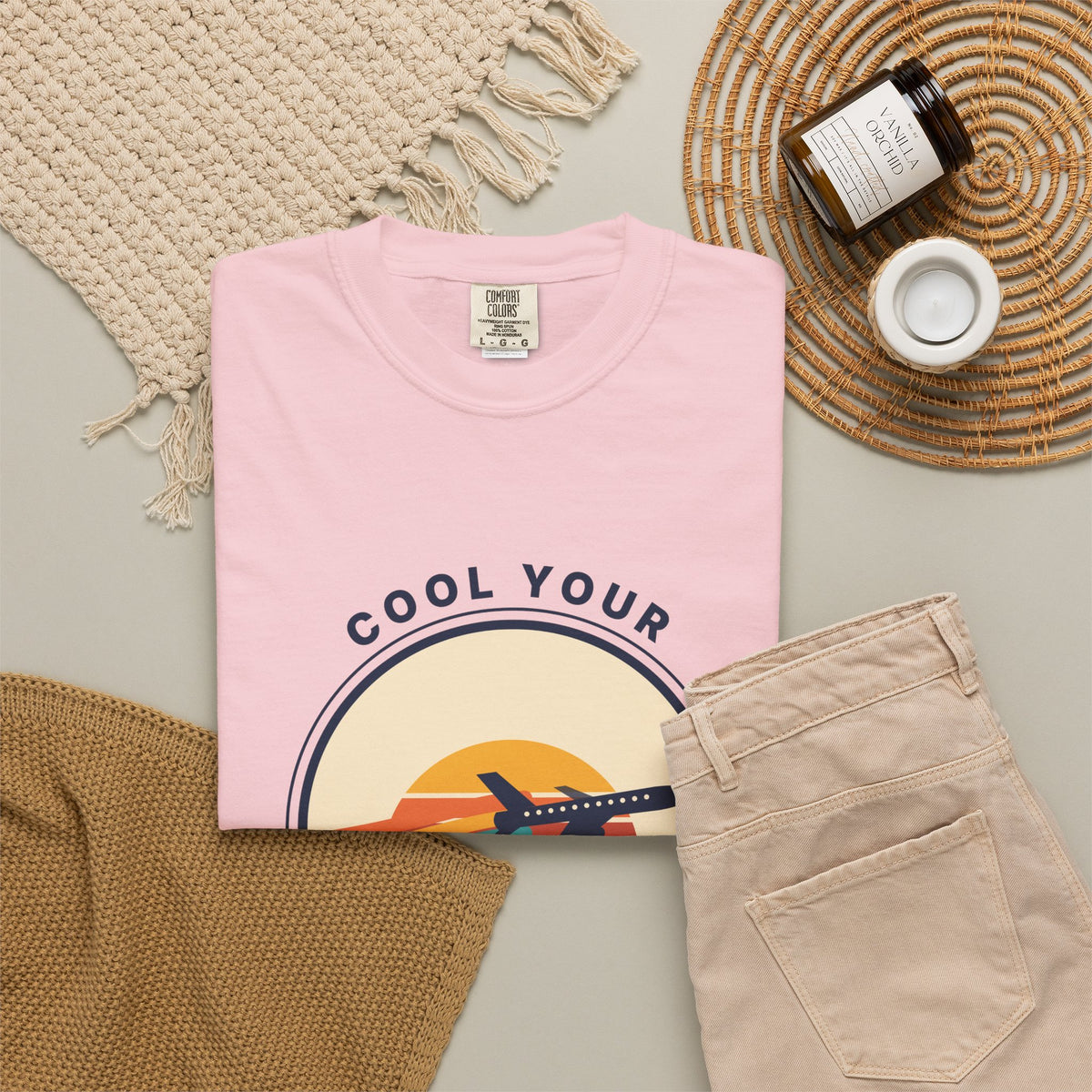 Cool Your Jets Vintage Airplane T-Shirt
