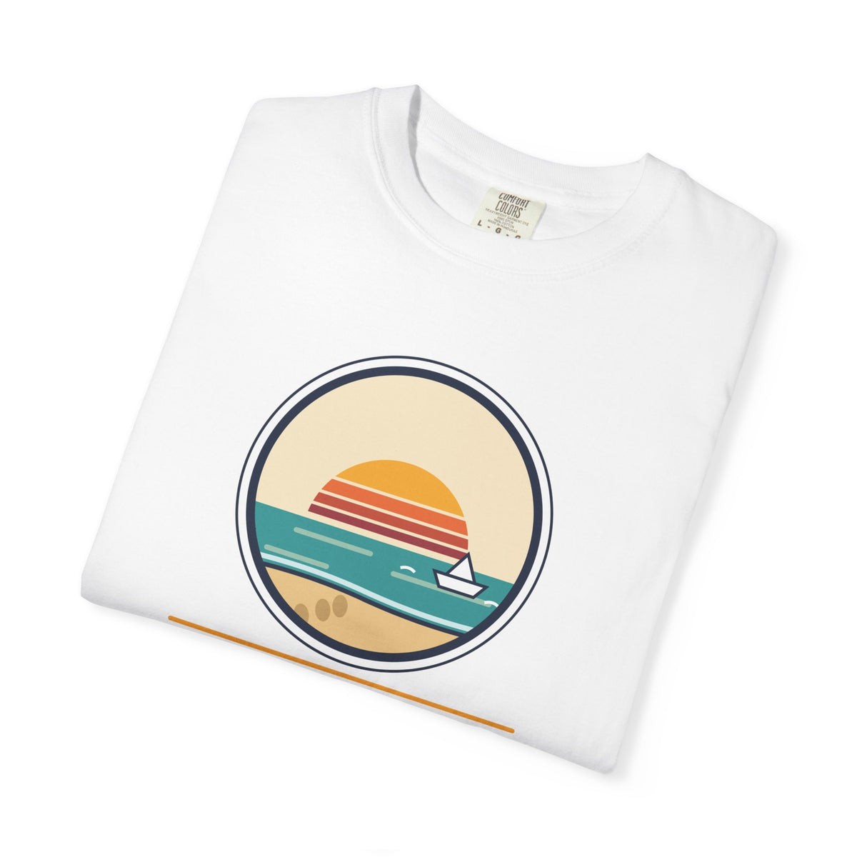 Drift Out With The Tide T-Shirt — Relaxing Beach Sunset Tee