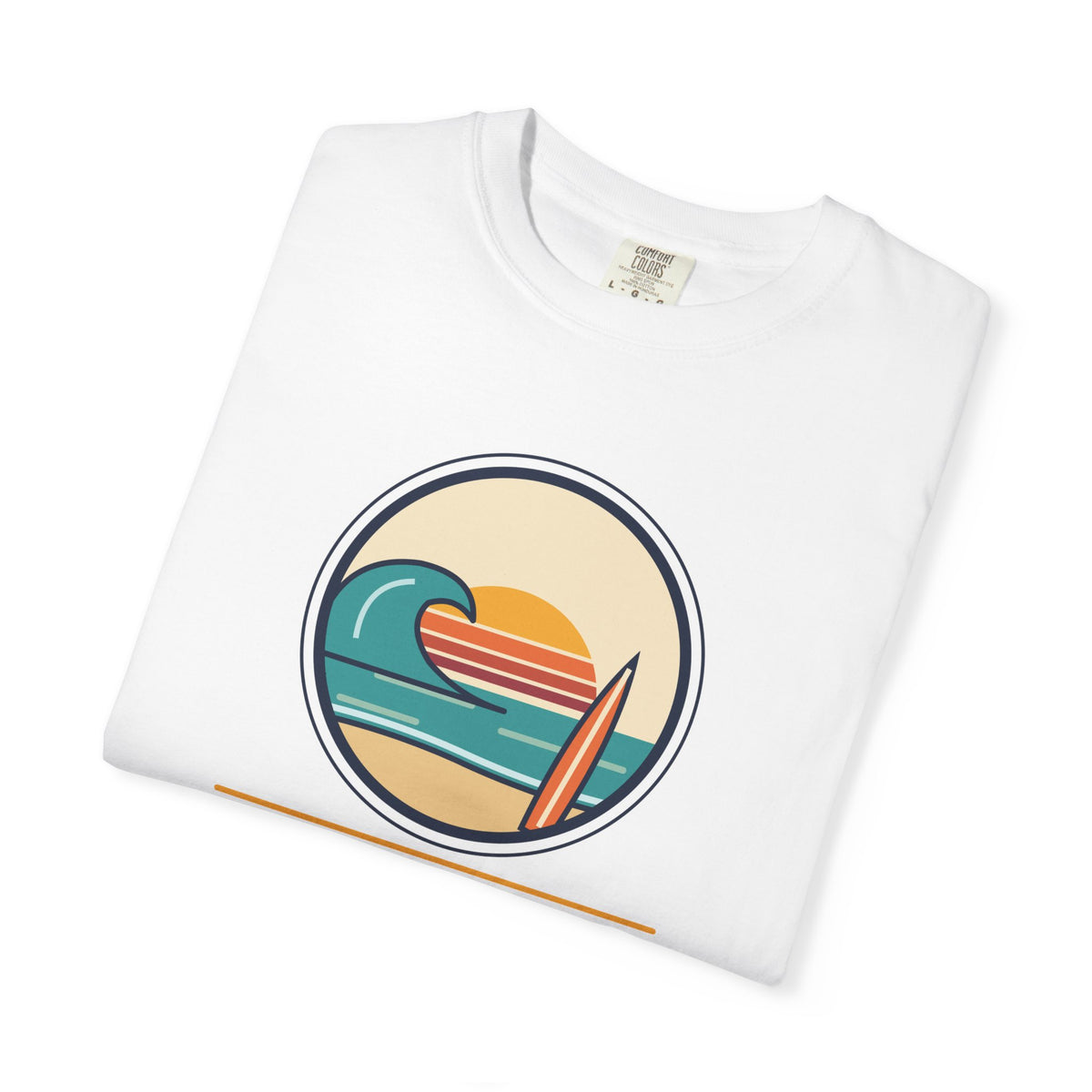 Ride the Waves T-Shirt — 'Ride the Waves, Life Sends You' Surf Graphic Tee