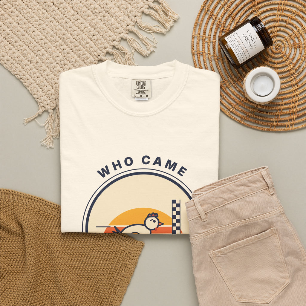 Who Came First? Funny Retro Racing T-Shirt
