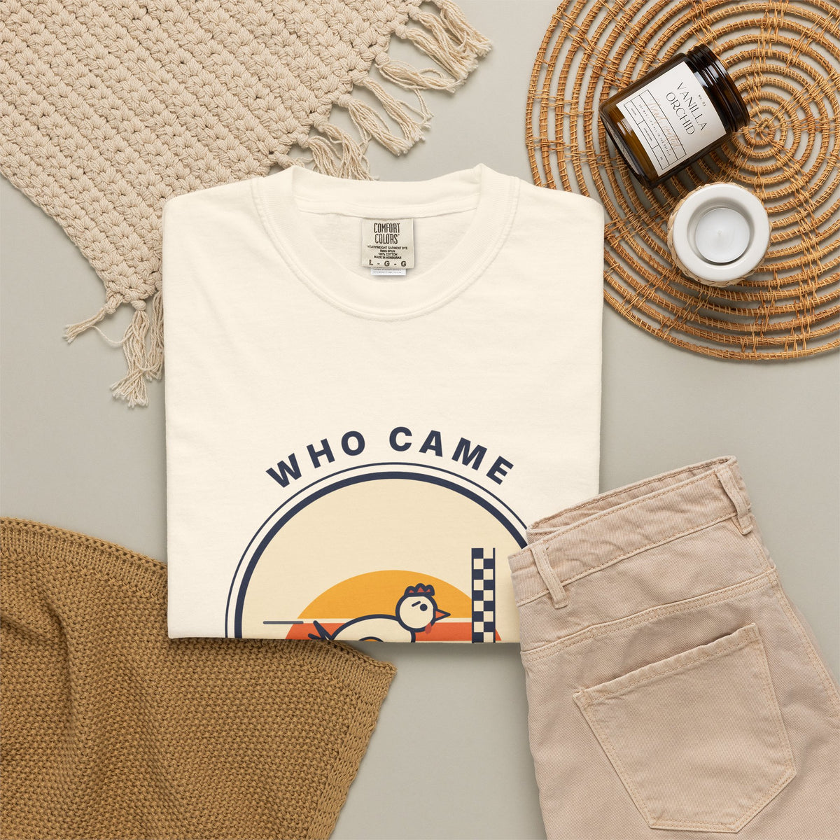 Who Came First? Funny Retro Racing T-Shirt