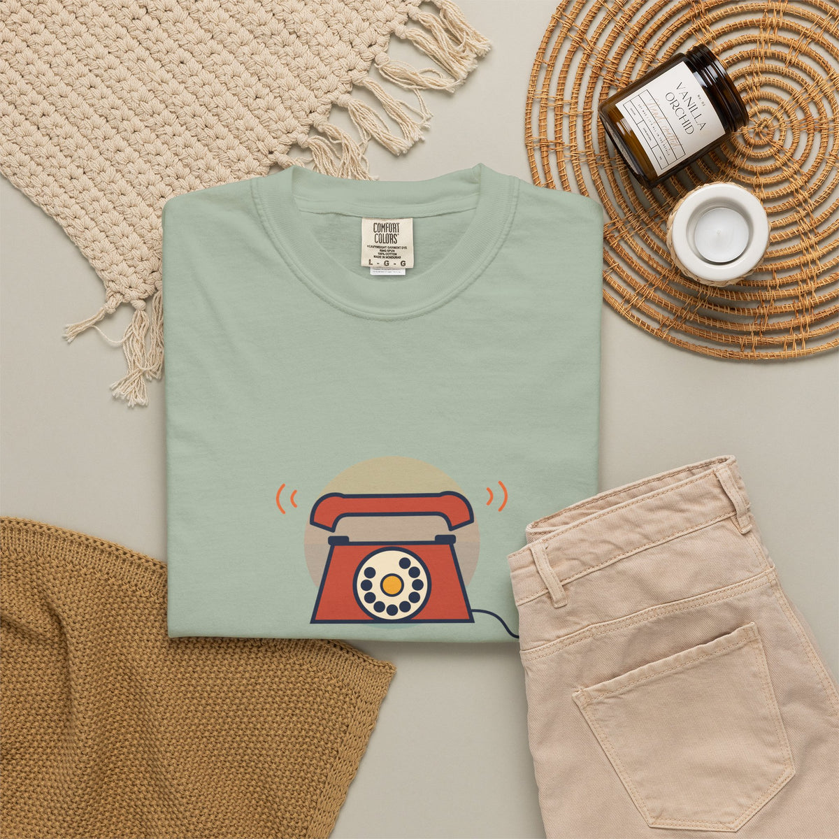 Call Me Old Fashioned T-Shirt — Retro Phone Vintage Humor Tee