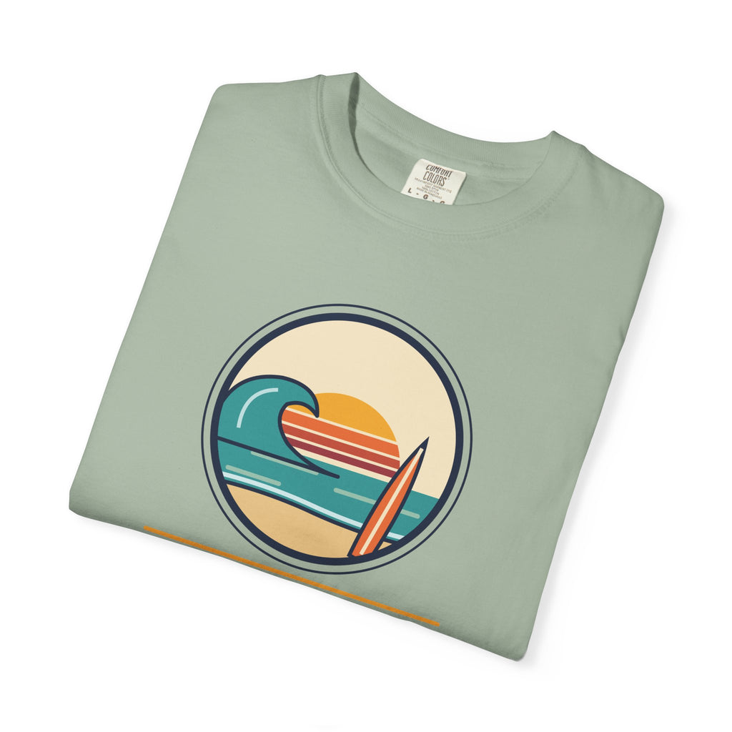 Ride the Waves T-Shirt — 'Ride the Waves, Life Sends You' Surf Graphic Tee