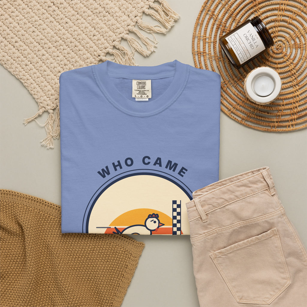 Who Came First? Funny Retro Racing T-Shirt
