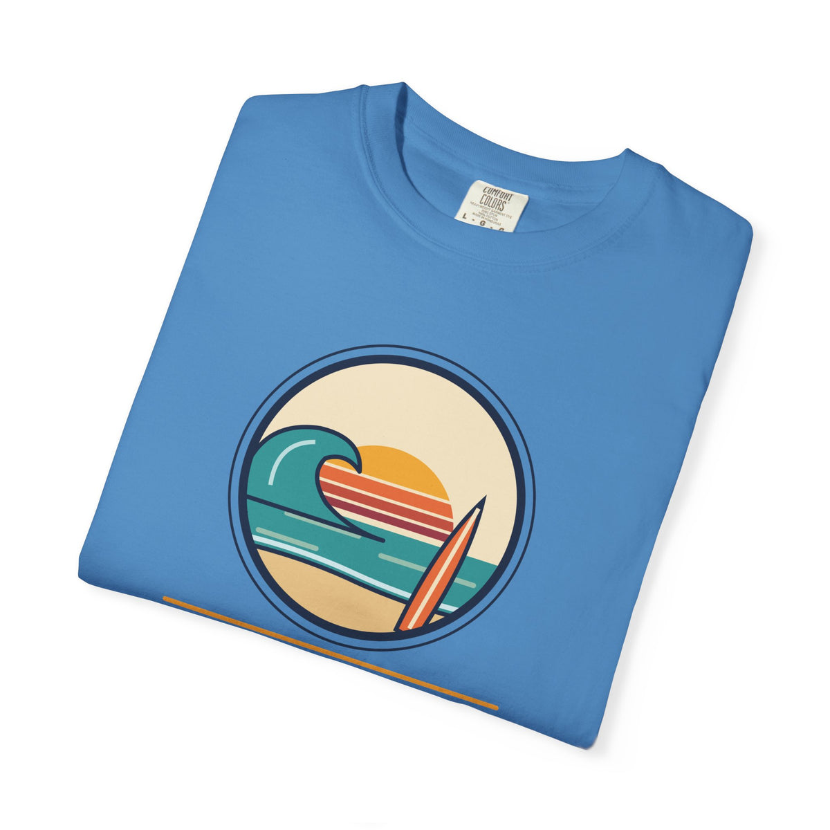 Ride the Waves T-Shirt — 'Ride the Waves, Life Sends You' Surf Graphic Tee