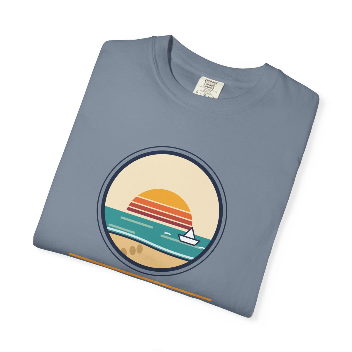 Drift Out With The Tide T-Shirt — Relaxing Beach Sunset Tee