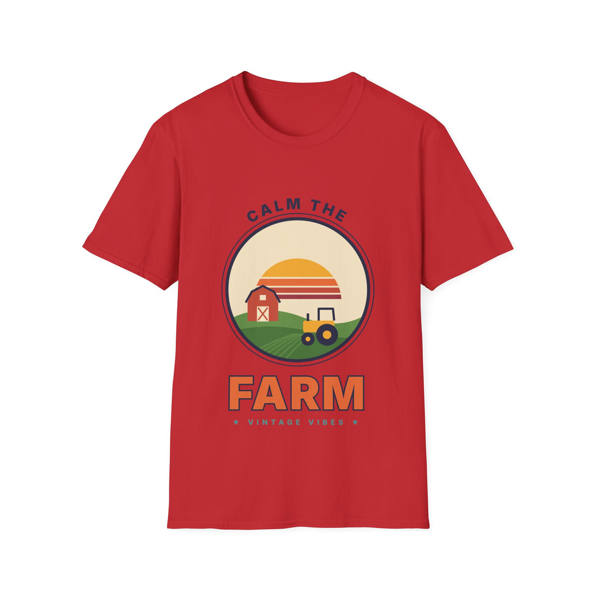 Calm the Farm Vintage Farm T-Shirt