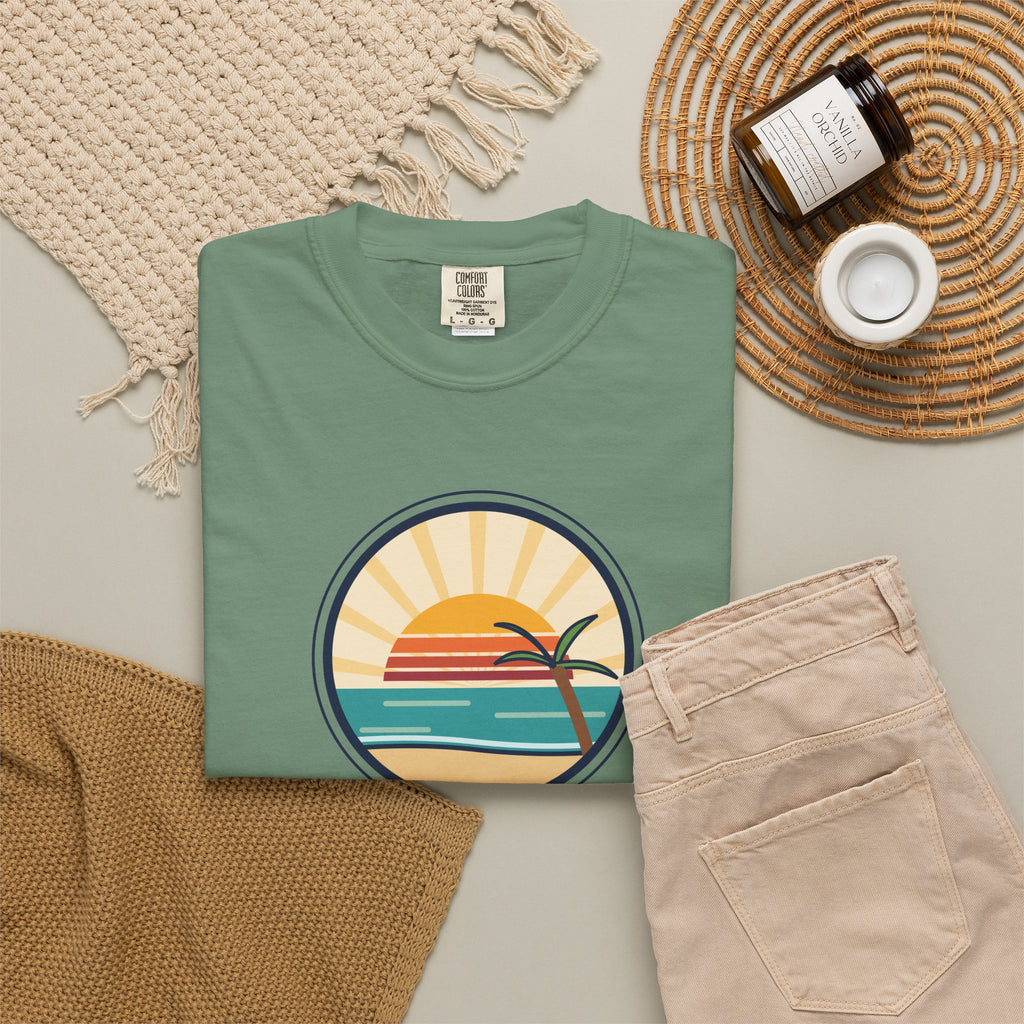 Rise Anyway T‑Shirt — Retro Sunrise Motivational Tee
