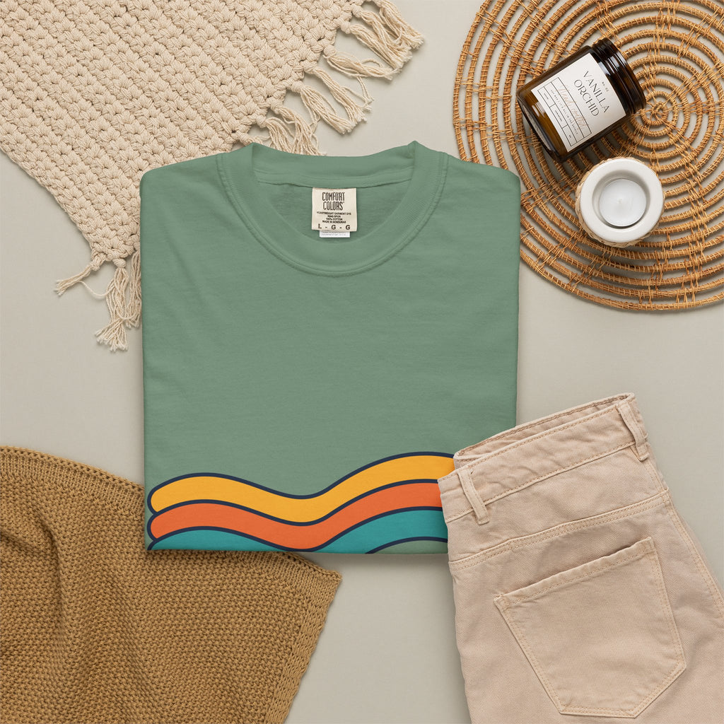 Vintage Vibes Retro Rainbow T-Shirt
