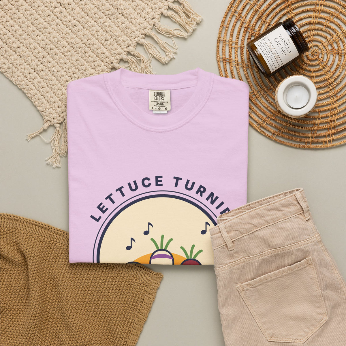 The Beet T-Shirt — Cute Veggie Band Graphic Tee (Lettuce Turnip)