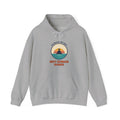 Hoodie — "Human Being, Not Human Doing" Retro Sunset Graphic