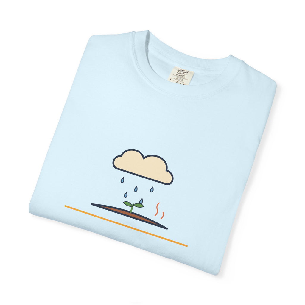 Petrichor Graphic T-Shirt — 'Petrichor: the smell of rain on dry earth' Retro Rain Design