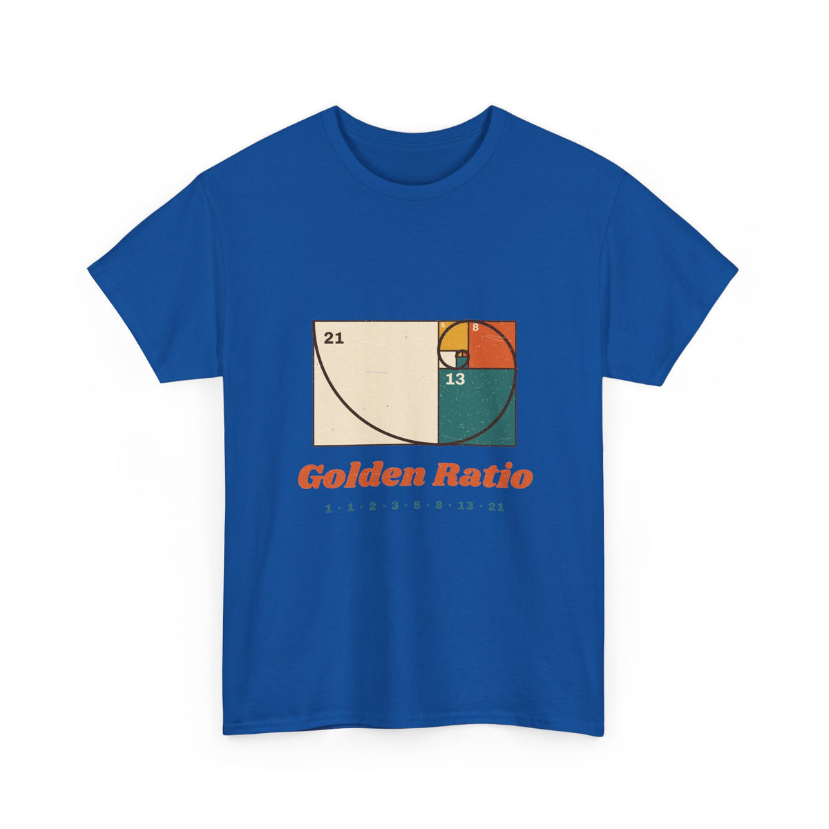 Golden Ratio T-Shirt — Fibonacci Spiral Math Graphic Tee