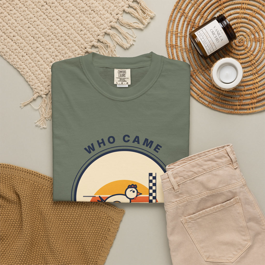 Who Came First? Funny Retro Racing T-Shirt