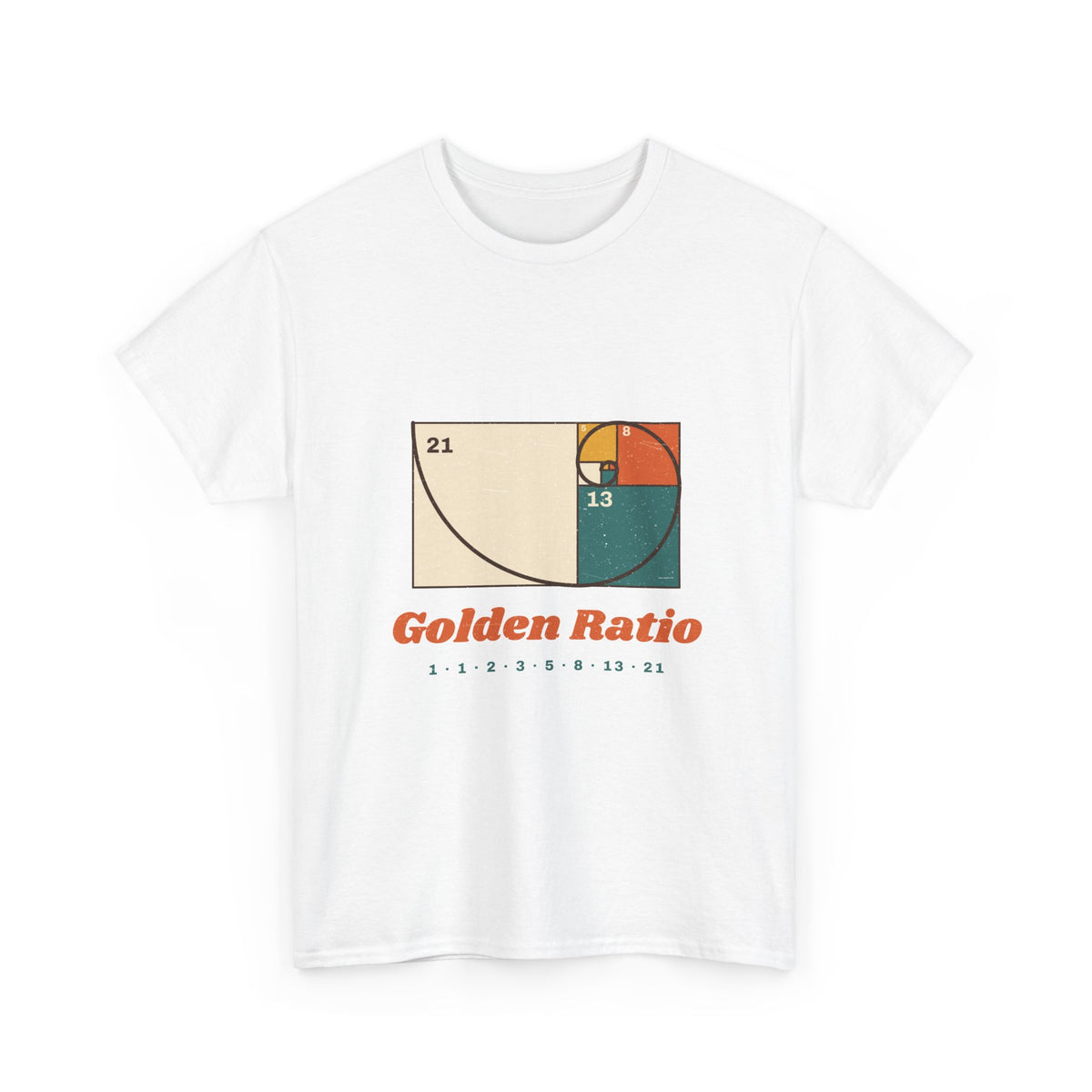 Golden Ratio T-Shirt — Fibonacci Spiral Math Graphic Tee