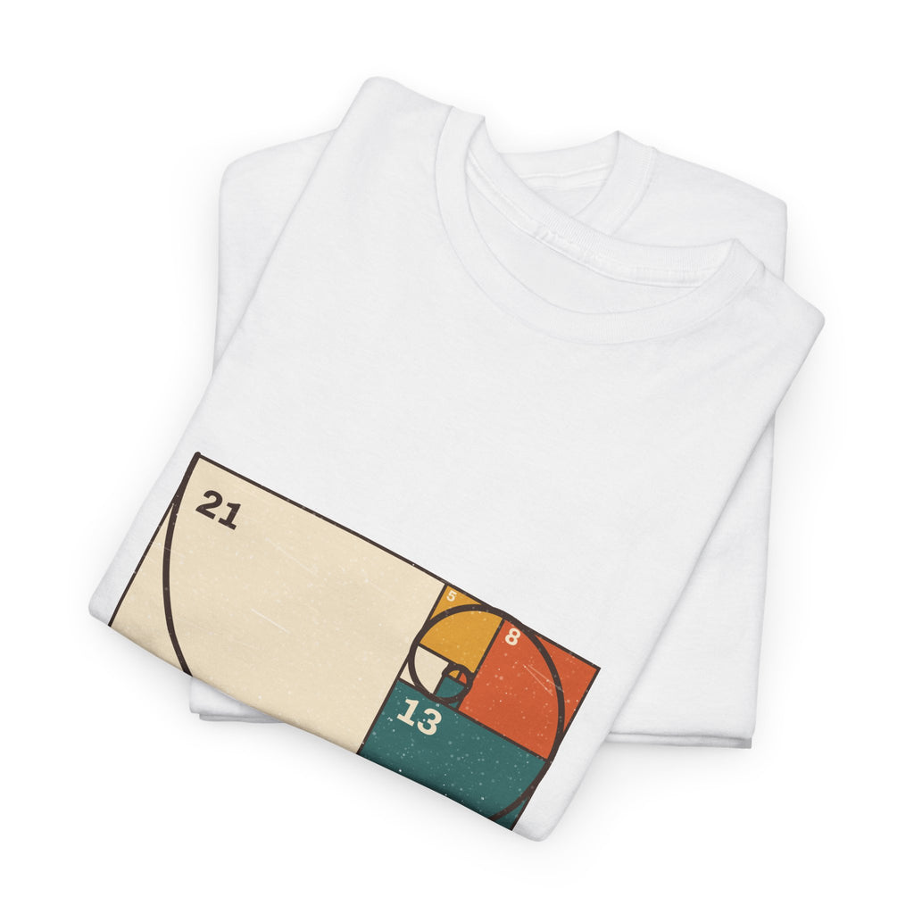 Golden Ratio T-Shirt — Fibonacci Spiral Math Graphic Tee