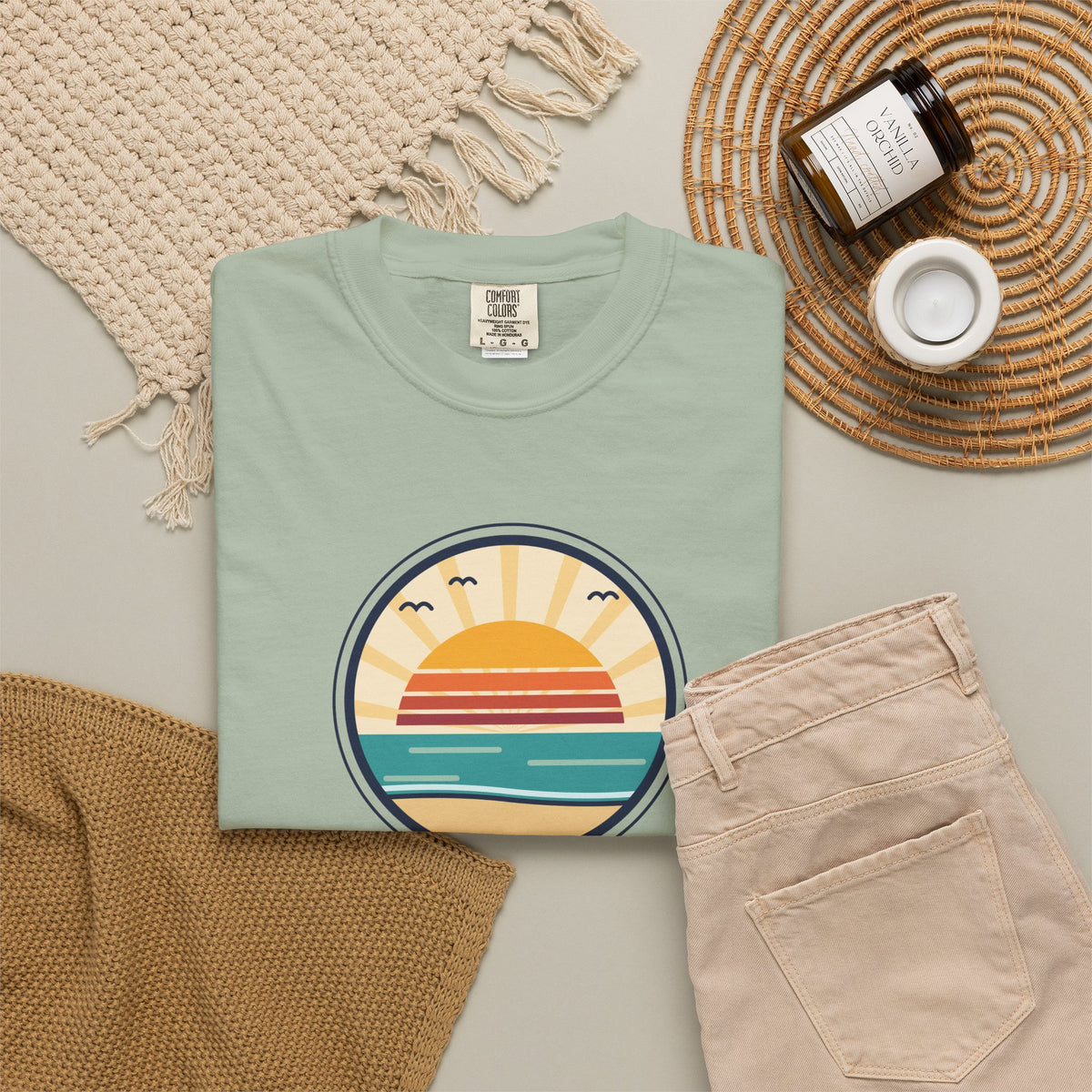 Sunrise Second Chance T-Shirt — Inspirational Beach Sunrise Graphic Tee