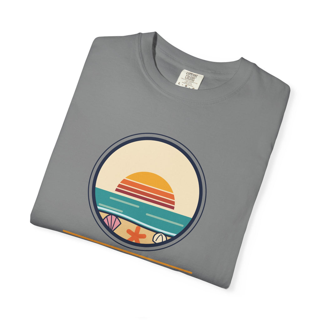 Collect Moments Not Things T-Shirt — Retro Sunset Travel Tee