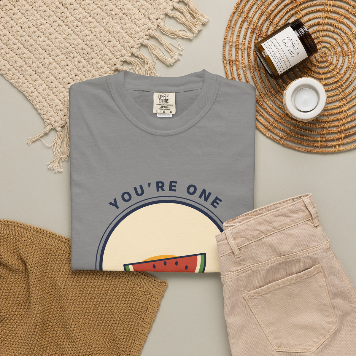 You're One In a Melon T-Shirt — Cute Watermelon Pun Graphic Tee