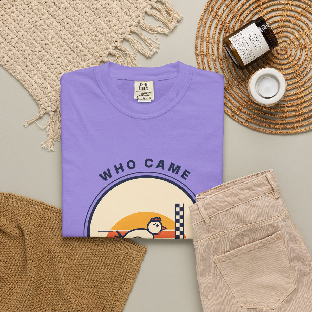 Who Came First? Funny Retro Racing T-Shirt