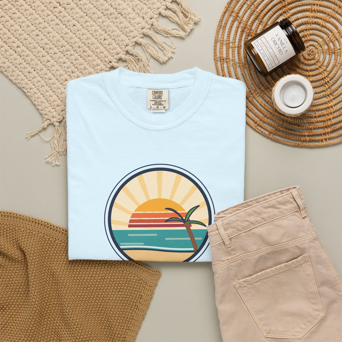 Rise Anyway T‑Shirt — Retro Sunrise Motivational Tee