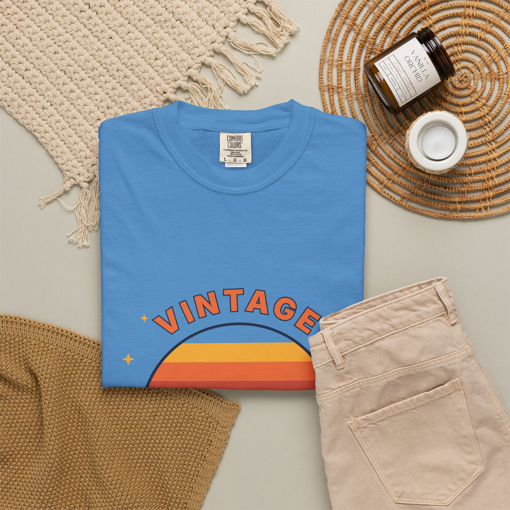 Vintage Vibes T-Shirt — Retro Sunset Graphic Tee