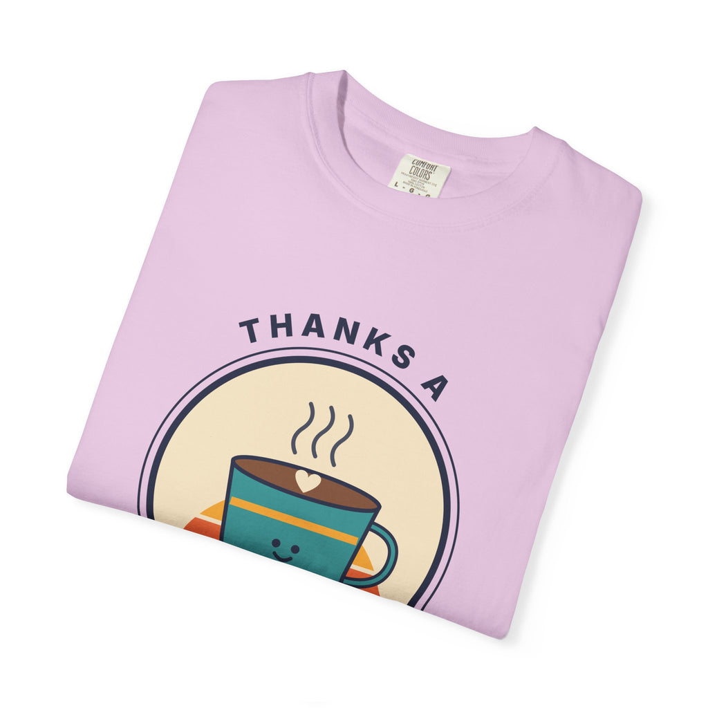 Thanks a Latte Coffee Lover Graphic T-Shirt