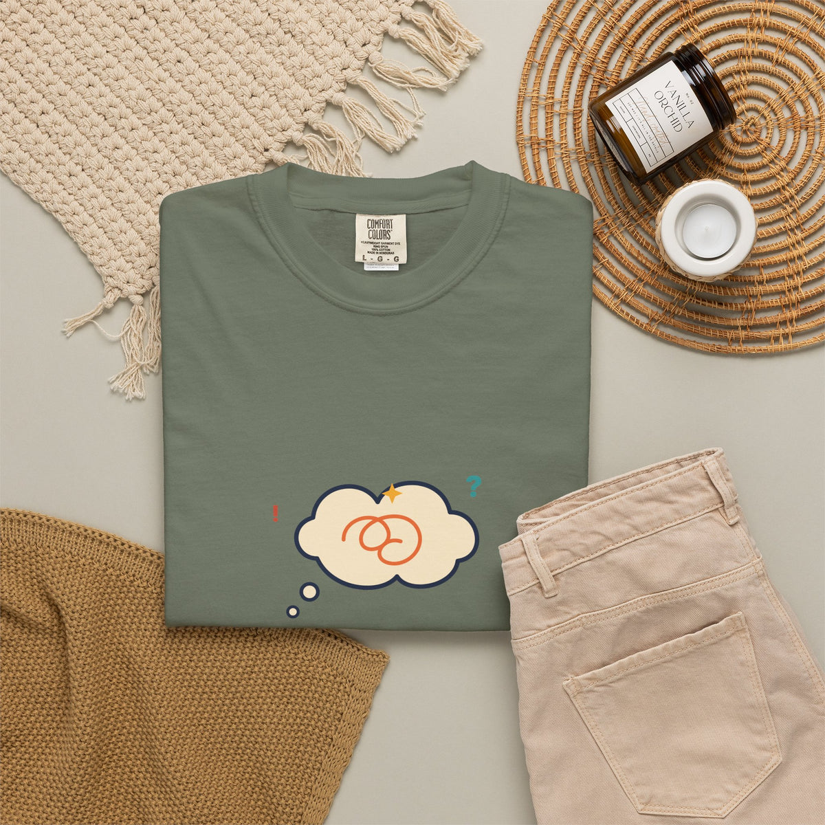 Overthought T-Shirt — "Veni, Vidi, Overthought" Funny Introvert Tee