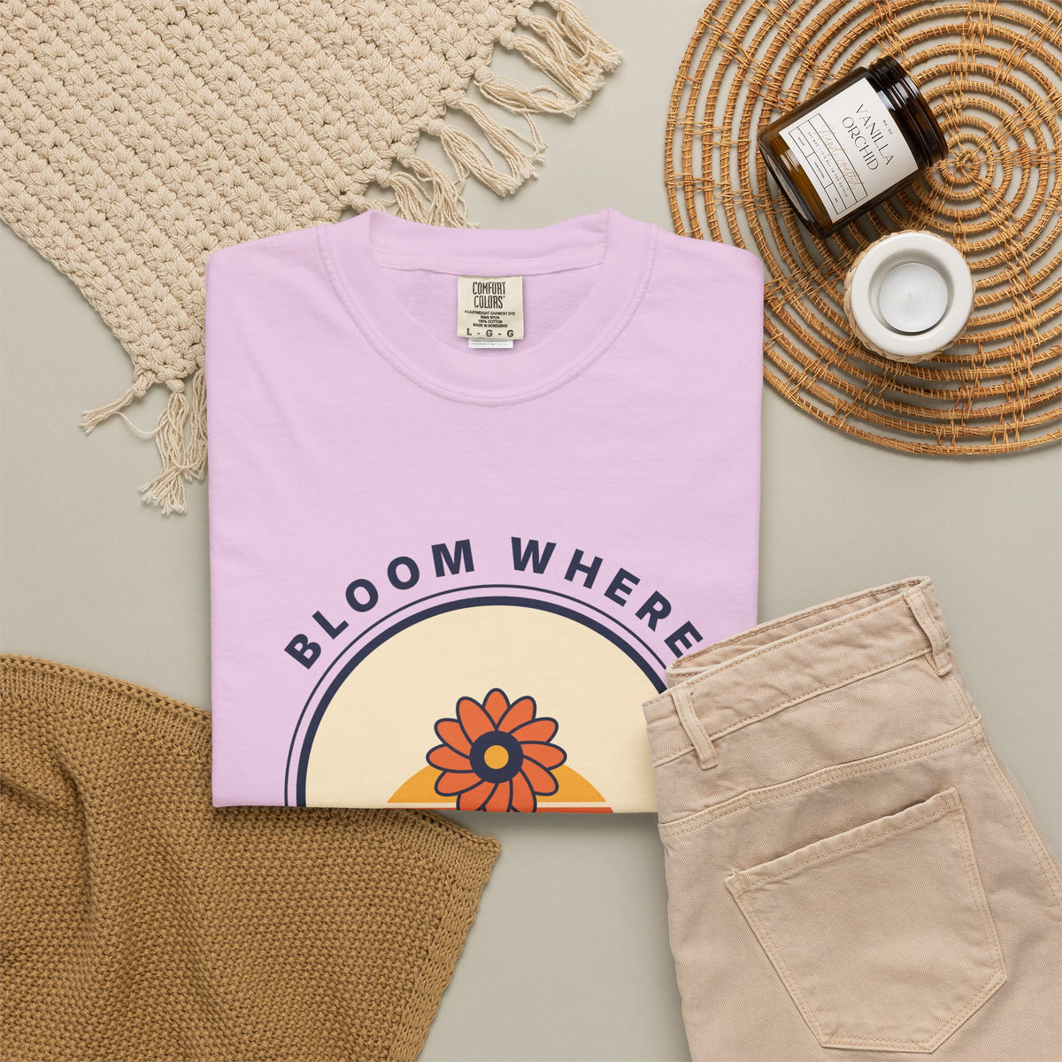 Bloom Where You're Planted T-Shirt — Retro Floral Graphic Tee