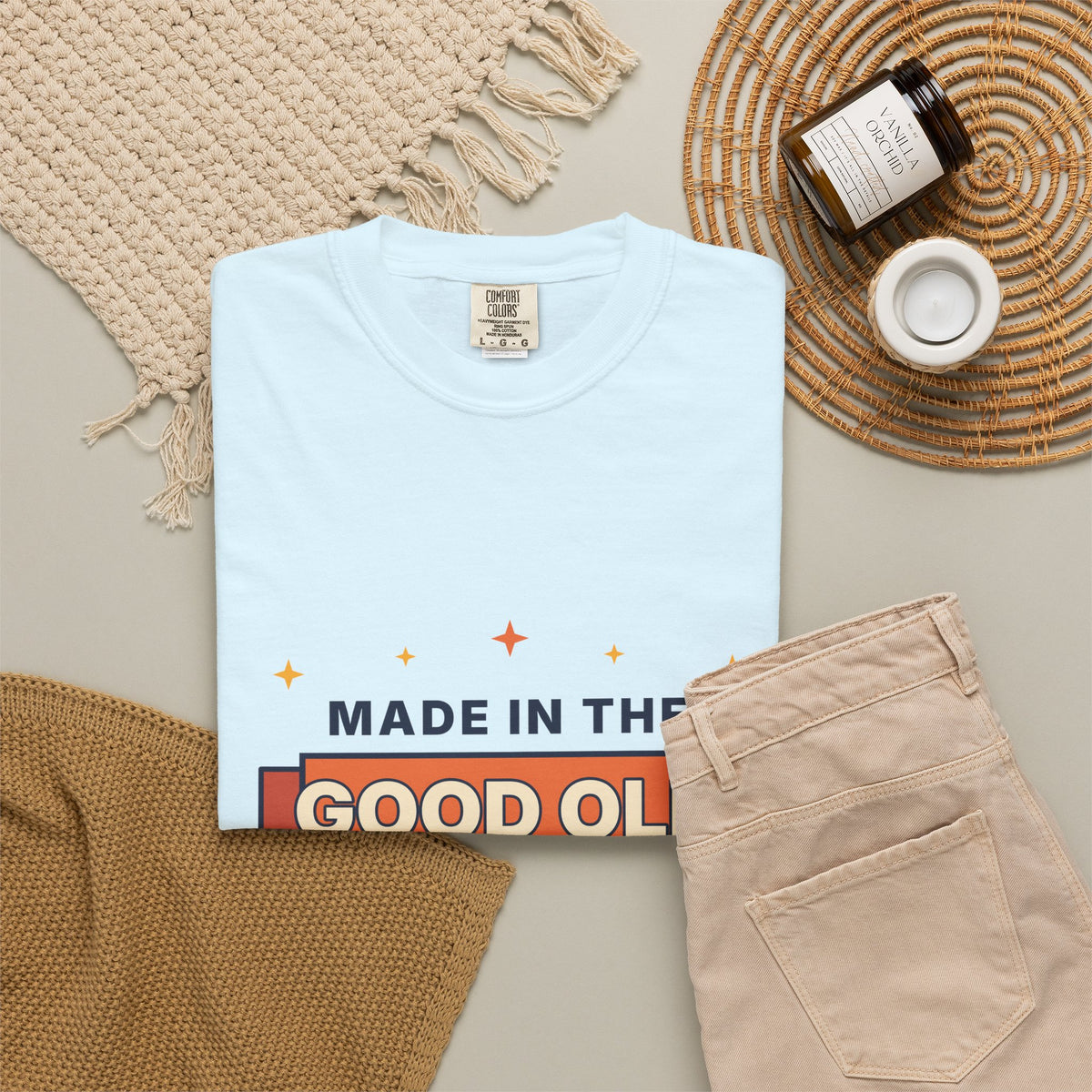 Made in the Good Old Days Vintage Tee — Retro Nostalgia Graphic T-Shirt