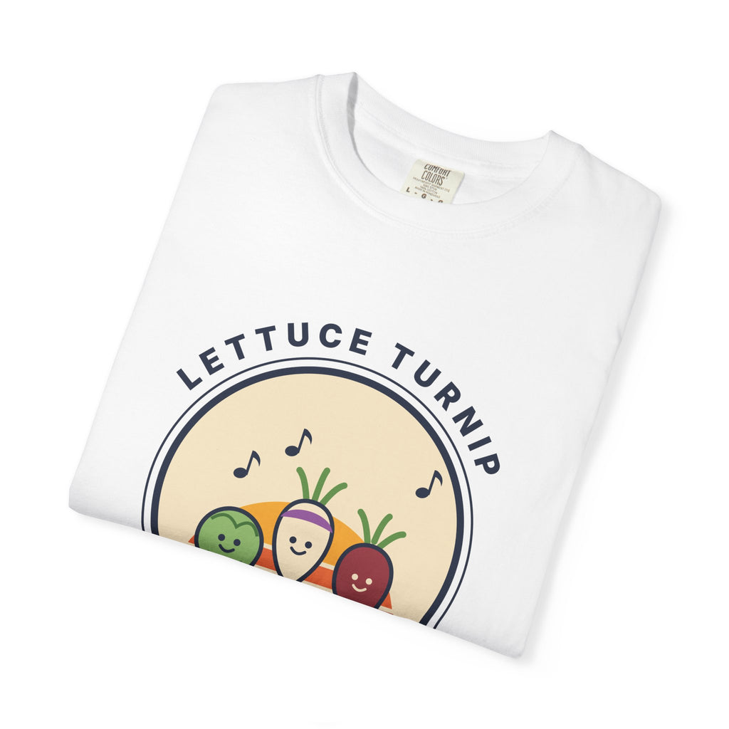 The Beet T-Shirt — Cute Veggie Band Graphic Tee (Lettuce Turnip)