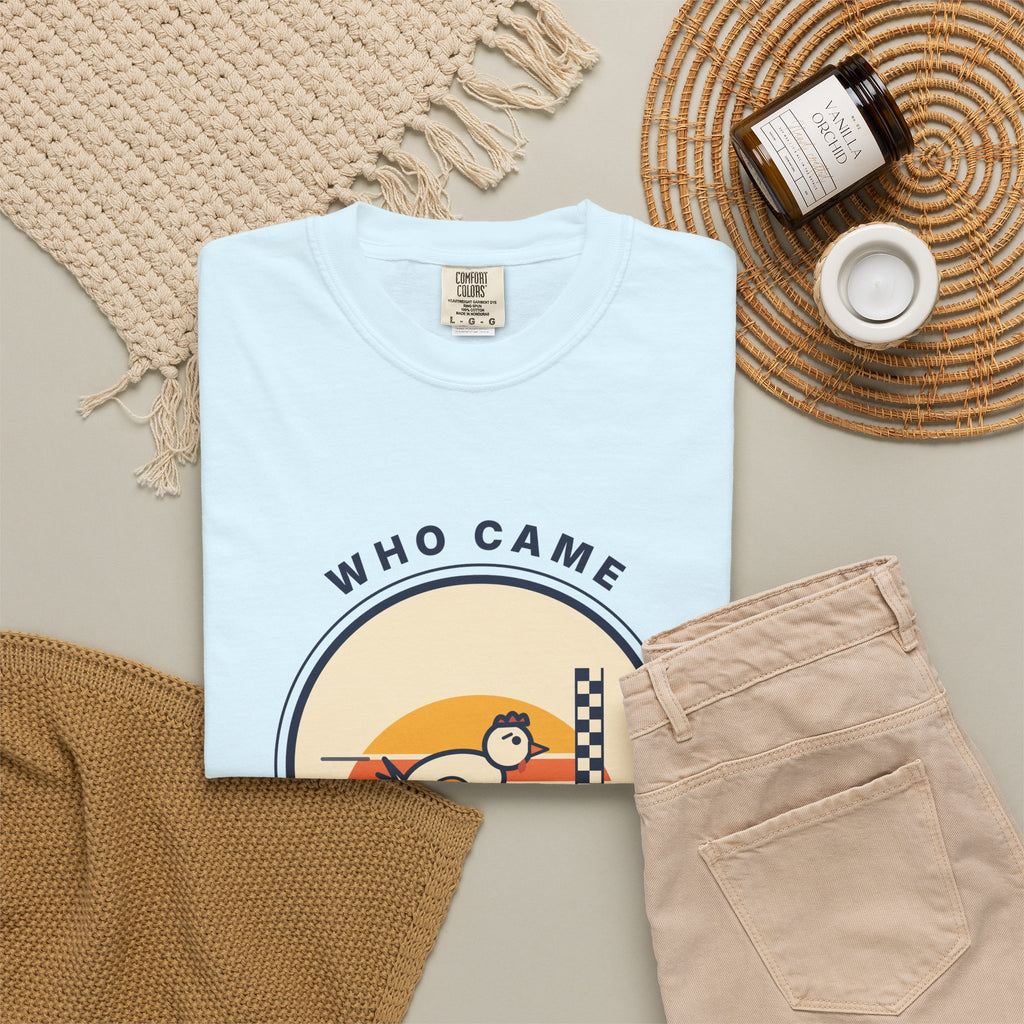 Who Came First? Funny Retro Racing T-Shirt