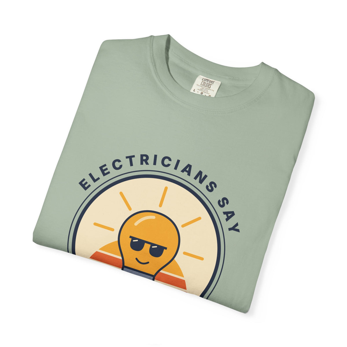 Electrician 'Watt's Up?' T-Shirt — Funny Retro Sunlight Bulb Tee