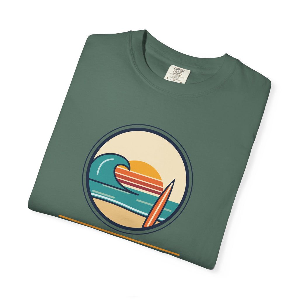 Ride the Waves T-Shirt — 'Ride the Waves, Life Sends You' Surf Graphic Tee